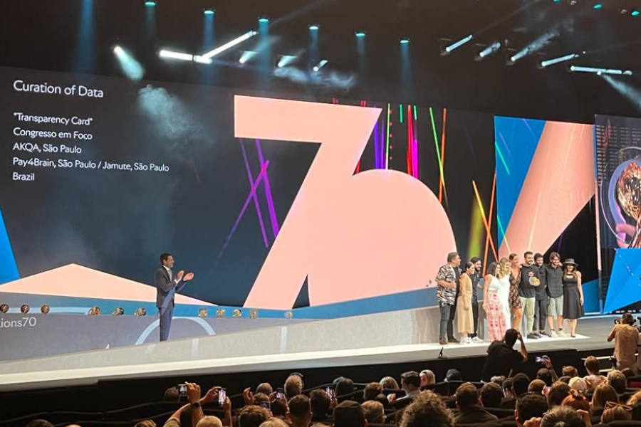 Congresso em Foco ganha seis leões em Cannes com ferramenta de transparência